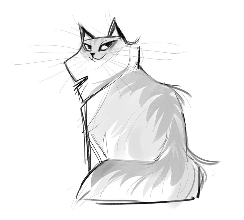 800x722 Daily Cat Drawings