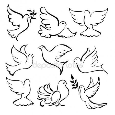 450x450 Dove Stock Vectors, Royalty Free Dove Illustrations