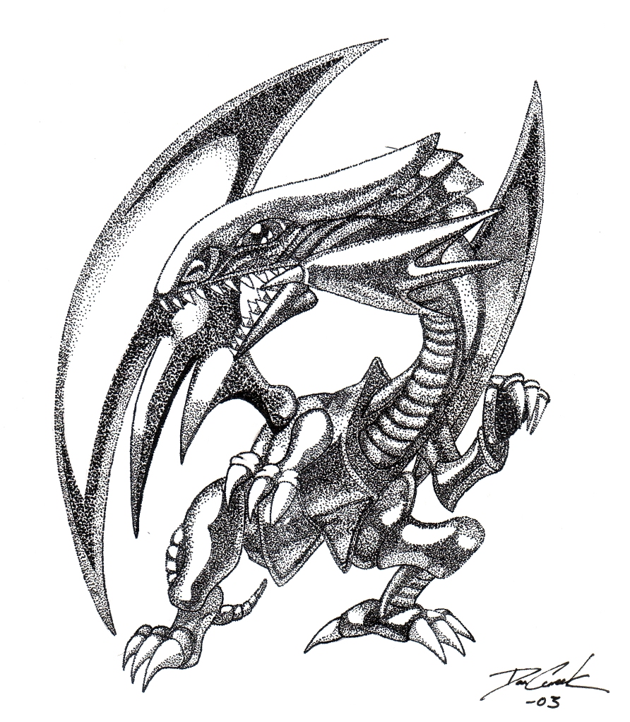 892x1022 Blue Eyes White Dragon By Danno Kun