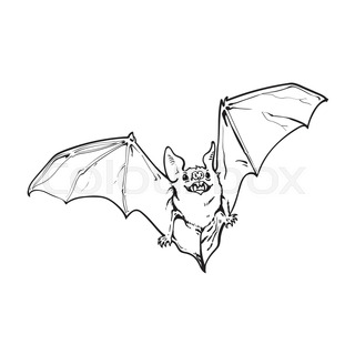 320x320 Hand Drawing Cartoon Halloween Doodle Element Stock Vector