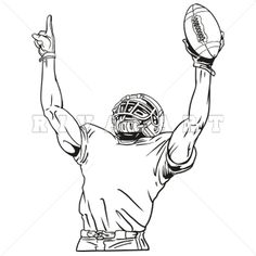 236x236 How To Draw Football Players Football Player Coloring Pages