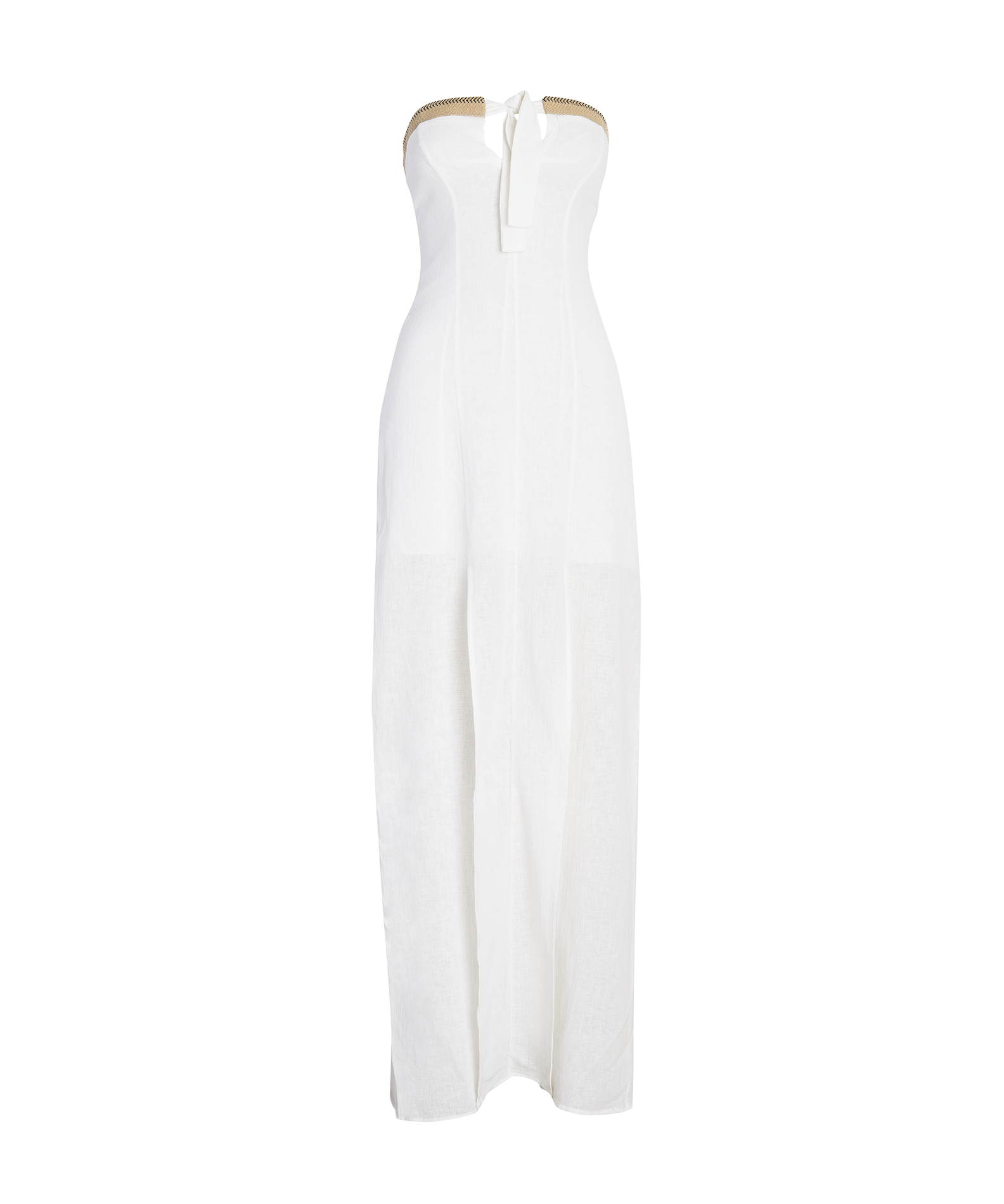 1584x1900 Solid Off White Maria Long Dress Vix Swimwear