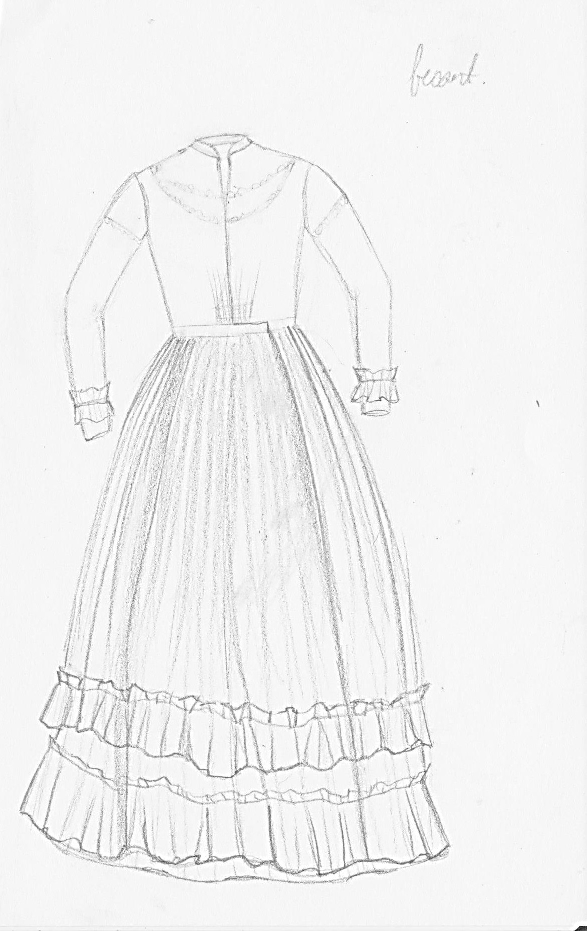 1175x1861 Study Of A Summer Day Dress Ca.1860 Ryerson Fashion Research