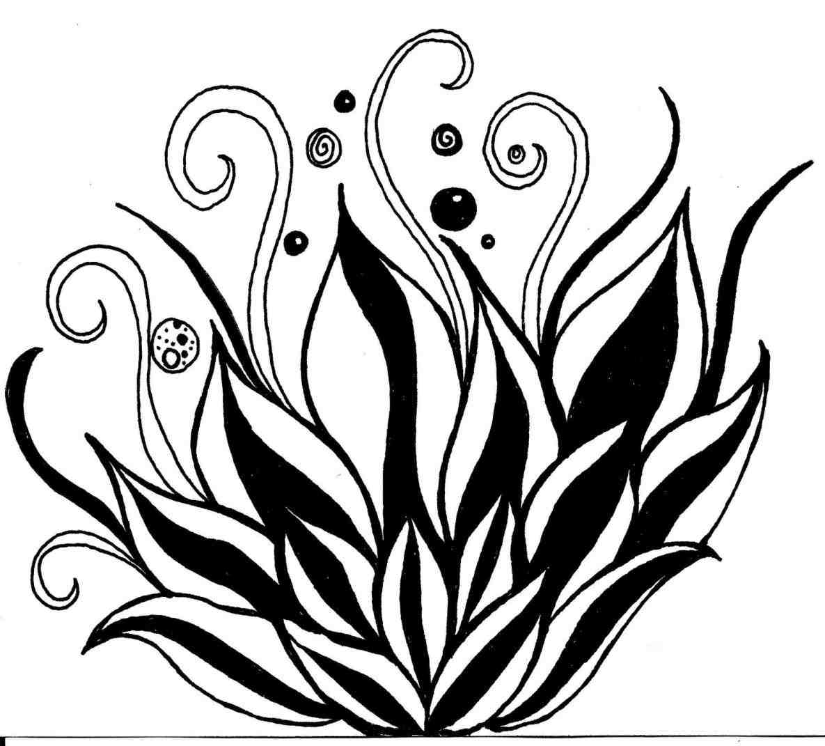 1185x1071 Bigstock Beautiful Floral Drawing Ideas On Doodle