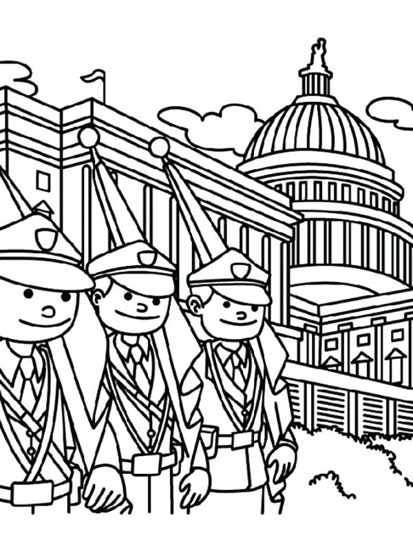 600x810 Elegant The White House Coloring Page Fee Pages Related Clip Arts
