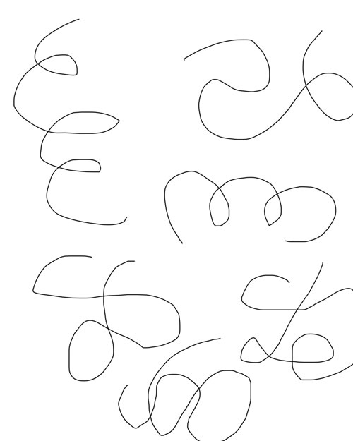 500x625 Six Line Drawings