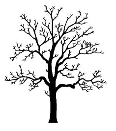 236x267 Perfect tree drawing Oak Tree Silhouette Clip Art Pictures
