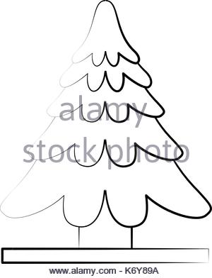 300x392 Pine Tree Sketch Icon Stock Vector Art Amp Illustration, Vector