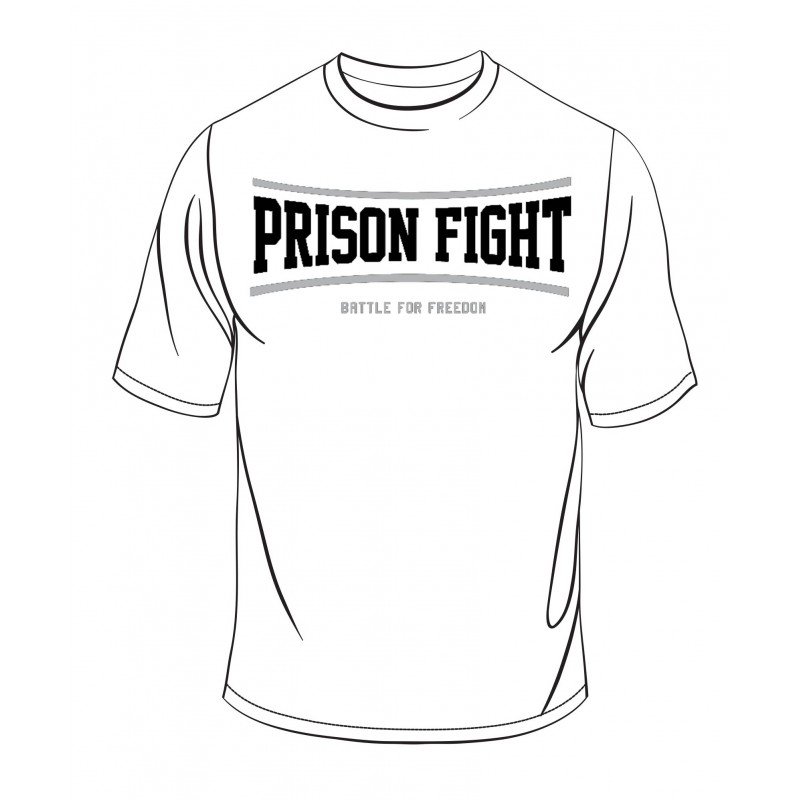 800x800 Prison Fight T Shirt Black