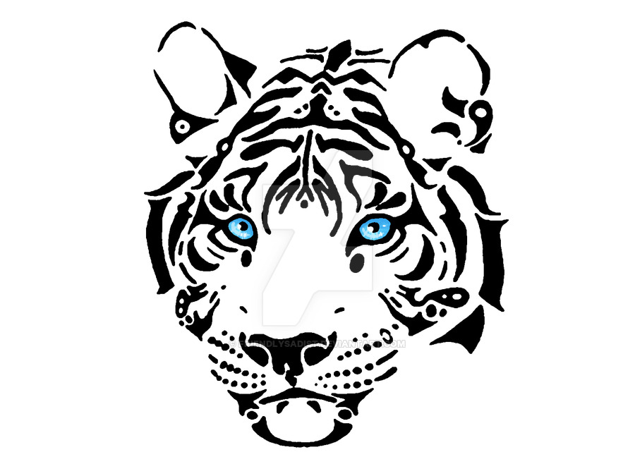 900x675 Drawn White Tiger