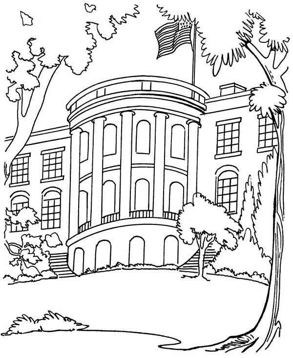 600x734 White House Drawing