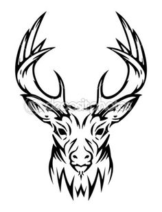 236x308 Deer Skull Drawing Clipart Panda