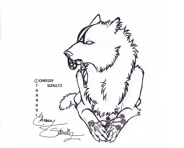 598x482 Wiccan Wolf By Tannabi