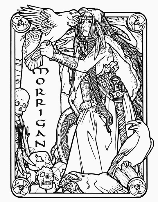 544x694 Image Result For Wiccan Coloring Pages For Adults Something New