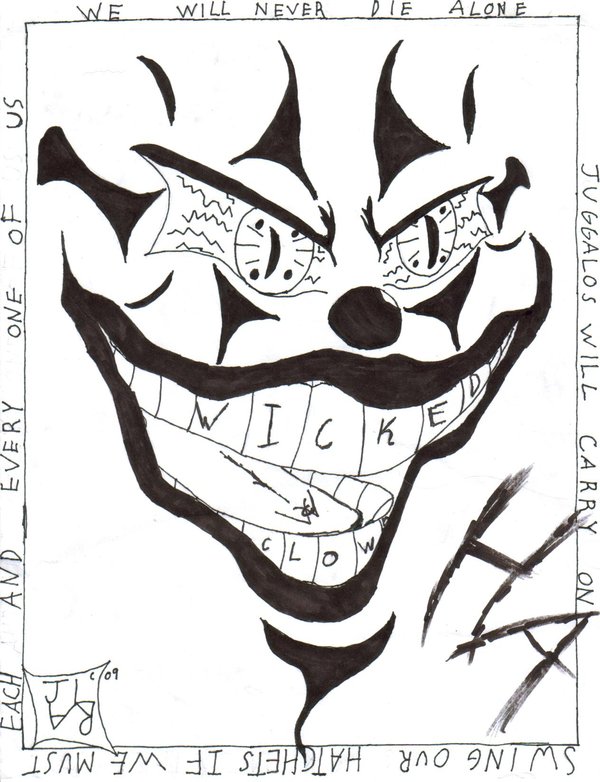 600x782 Wicked Clown By Advent Daemon