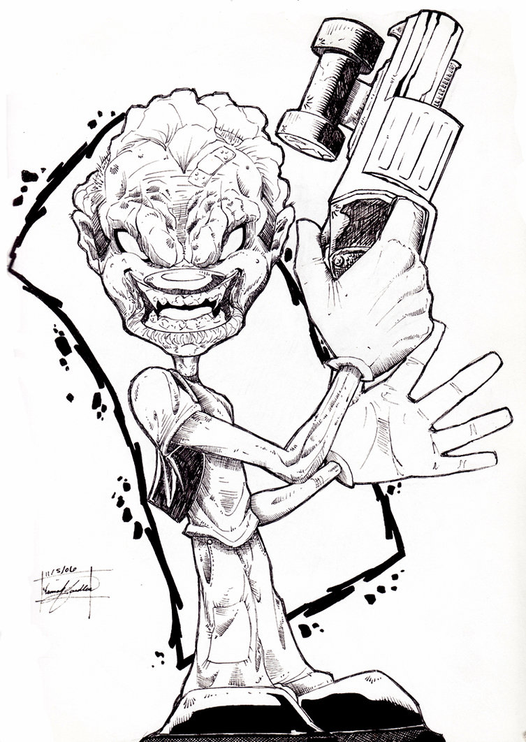 753x1062 Wicked Clown By Spiderlaw