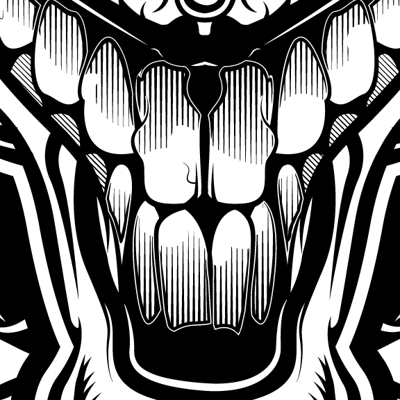 576x576 Wicked Chrome Shirt Stavely Black