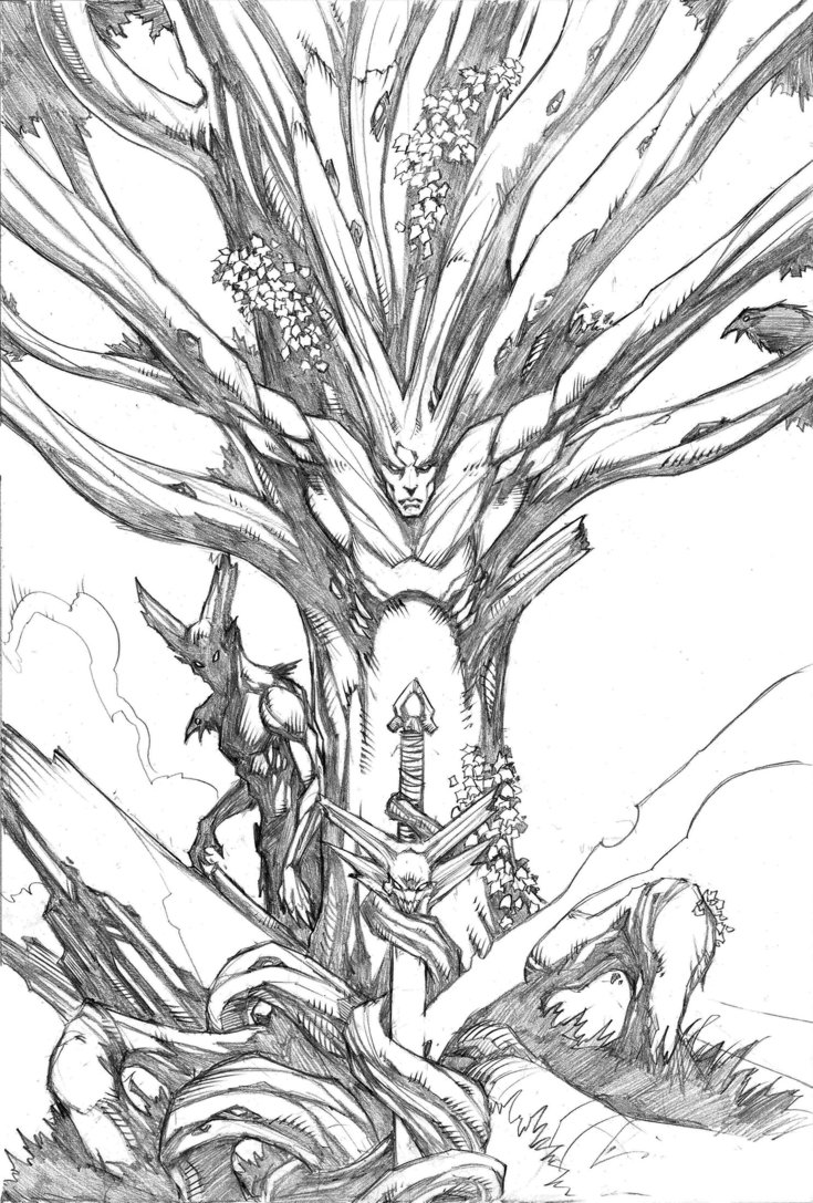 735x1087 Tree Of Souls By 9threalm