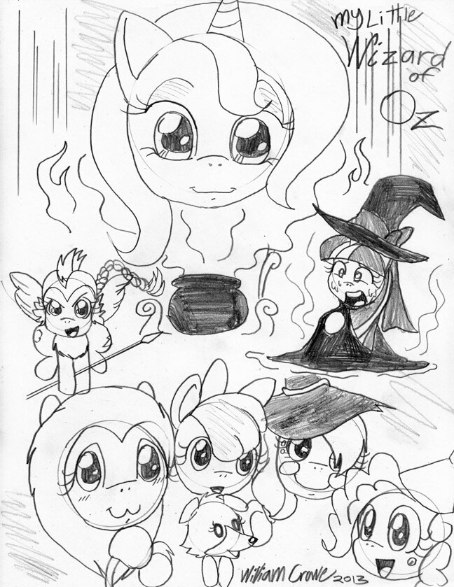 648x839 My Little Wizard Of Oz. The Cast Apple Bloom (Dorothy), Wynona