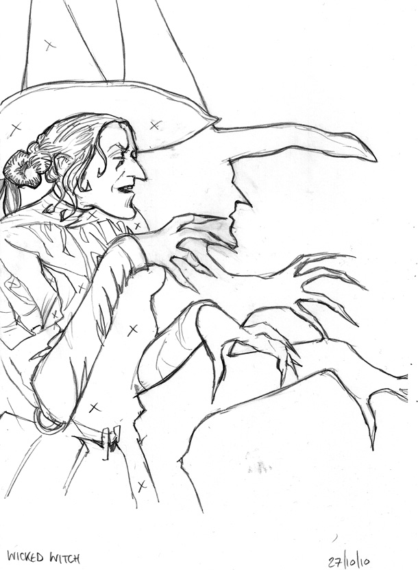 610x831 Wicked Witch Of The West Coloring Pages