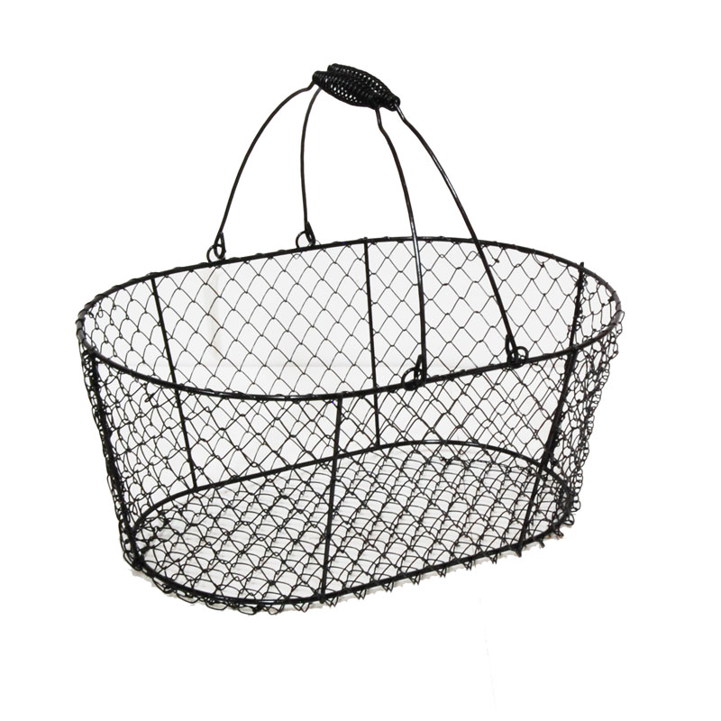 800x800 Stella Oblong Wire Basket With Swing Handle
