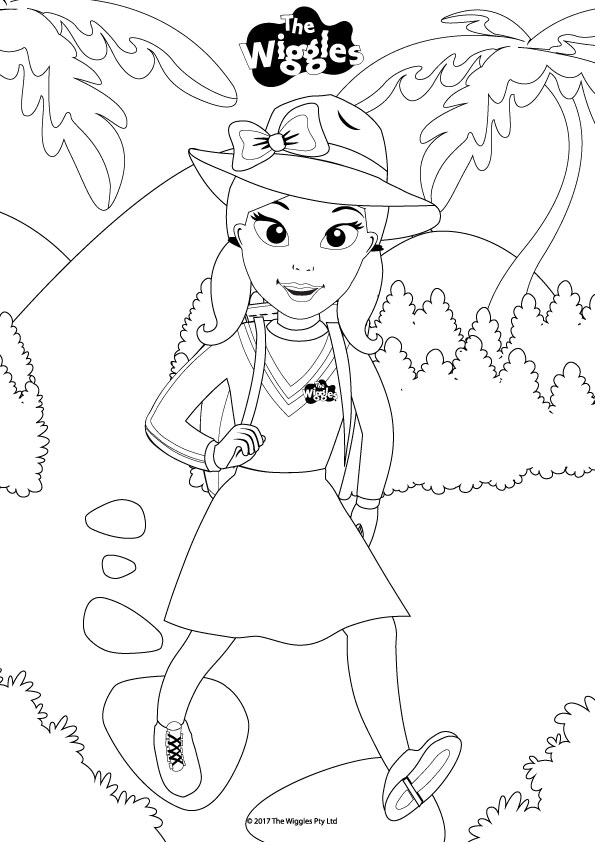 595x842 The Wiggles Activity Color Emma The Explorer!