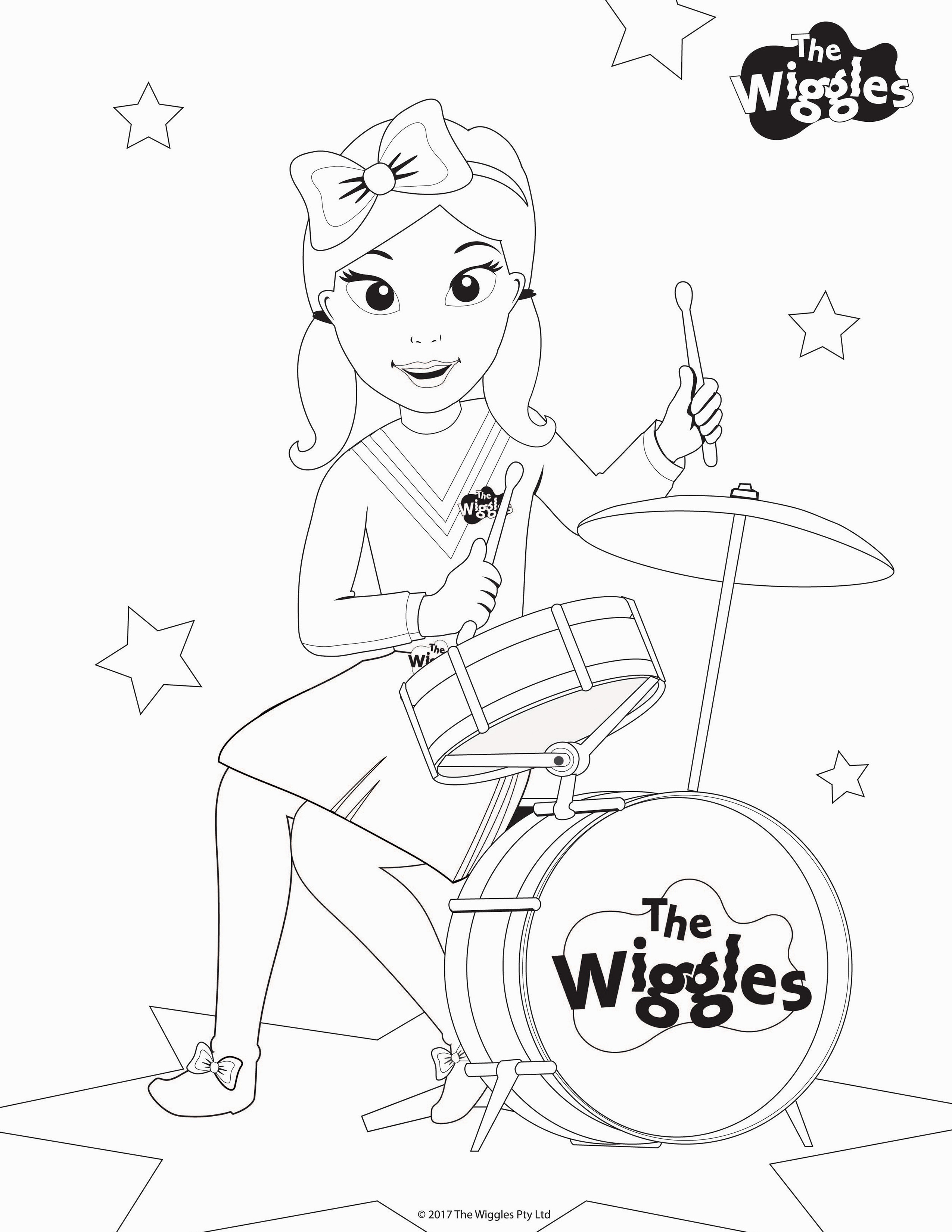 2550x3300 The Wiggles Coloring Pages