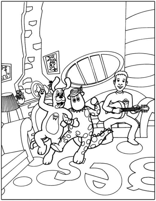 520x671 Wiggles Coloring Pages Coloring Pages To Print