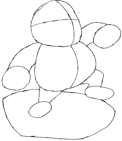 400x461 How To Draw Wario And Car From Wii Mario Kart Game Drawing Lesson