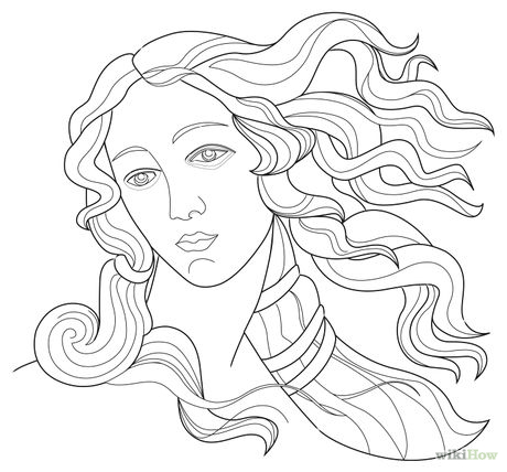 460x428 How To Draw Aphrodite 9 Steps (With Pictures)