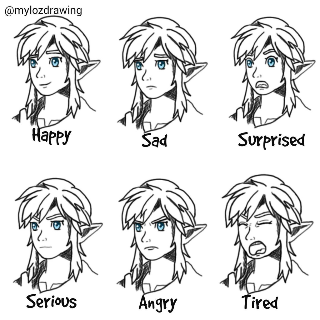 1024x1024 Mt Expression Of Link Breath Of The Wild By Vickybustil13