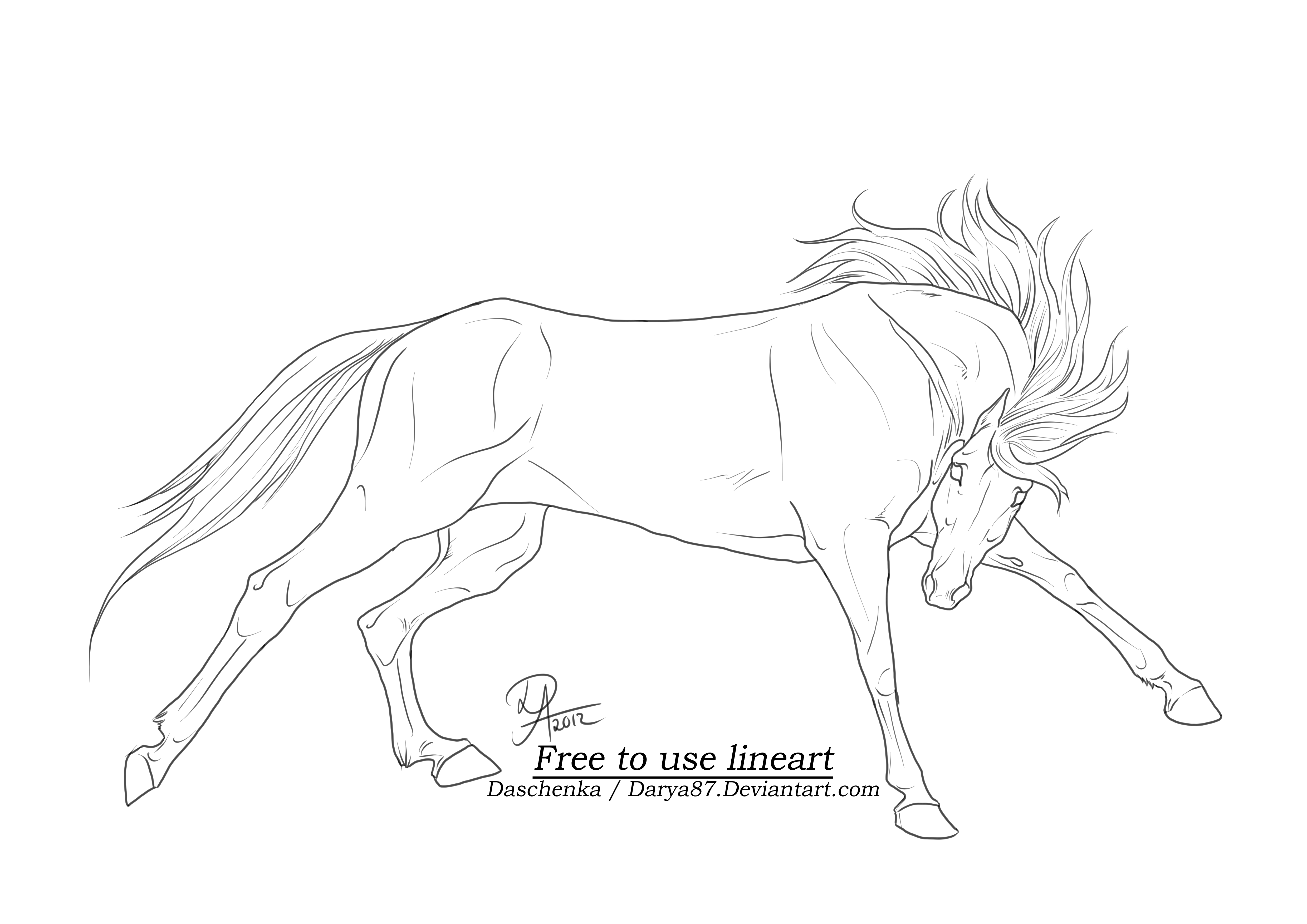 4961x3508 Free Lineart