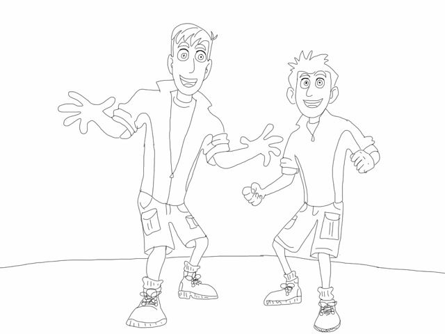 640x480 Wild Kratts Coloring Pages