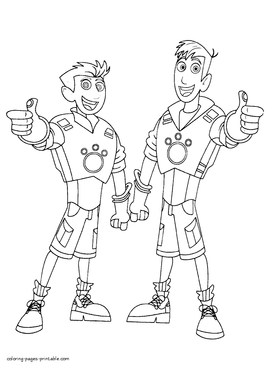 895x1196 Kratts Coloring Pages