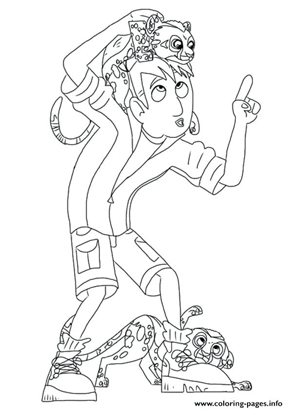 595x842 Excellent Wild Kratts Coloring Pages Crayola Photo The Martin