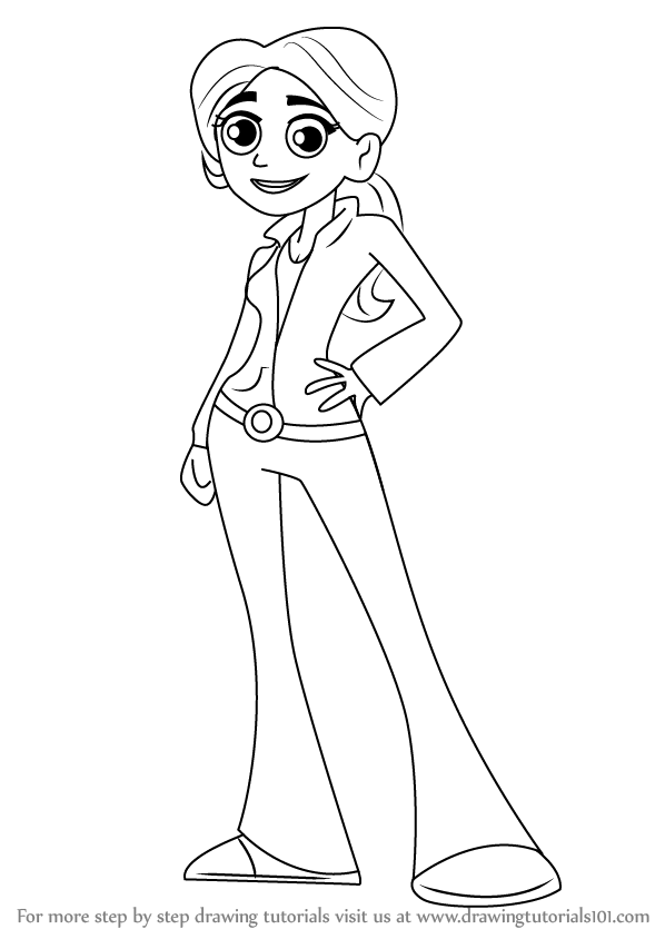 598x844 Learn How To Draw Aviva Corcovado From Wild Kratts (Wild Kratts