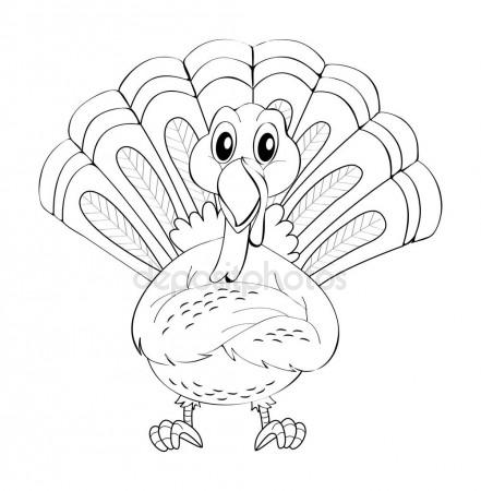 441x450 Doodle Animal For Wild Turkey Stock Vector Interactimages