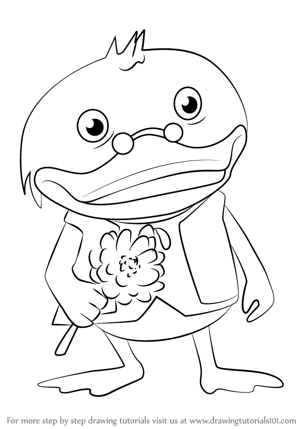 598x844 Learn How To Draw Doc Quackers From Sheriff Callie's Wild West