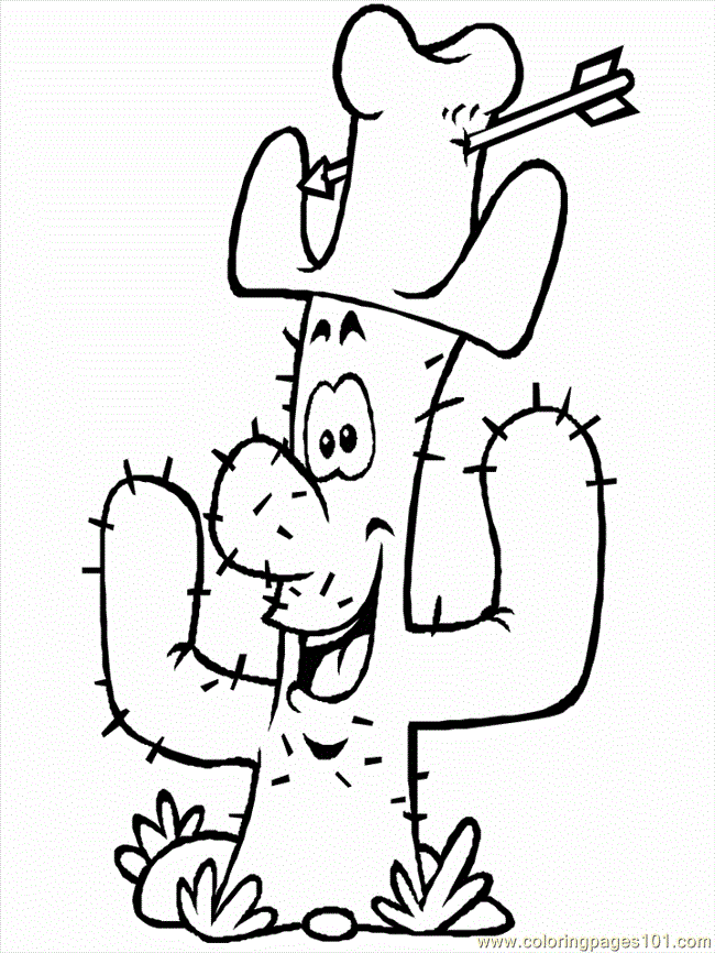 650x866 Wild West Coloring Page