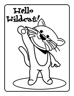300x388 Best Photos Of Ksu Wildcats Coloring Page