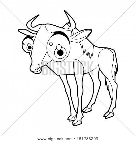450x470 Wildebeest Images, Illustrations, Vectors