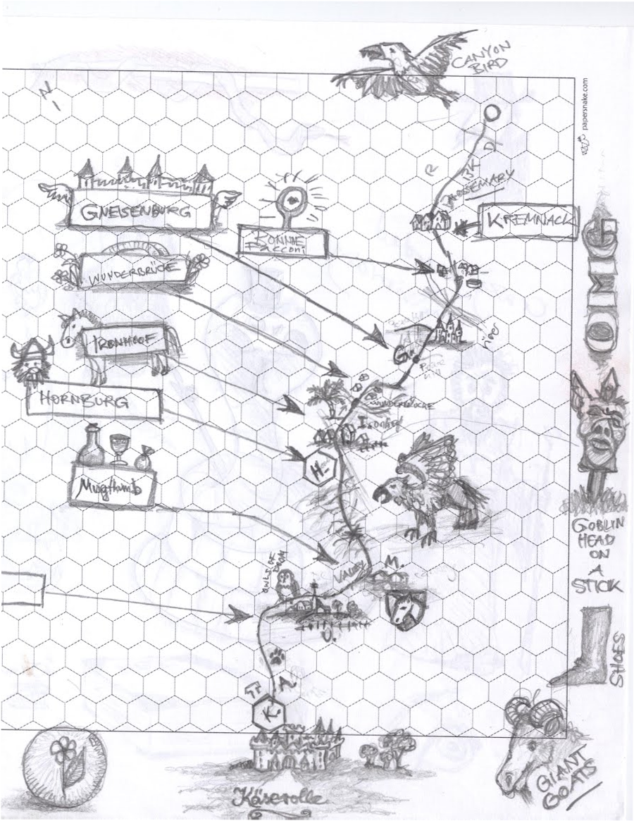 900x1165 Roles, Rules, And Rolls Player Wilderness Map And Doodle