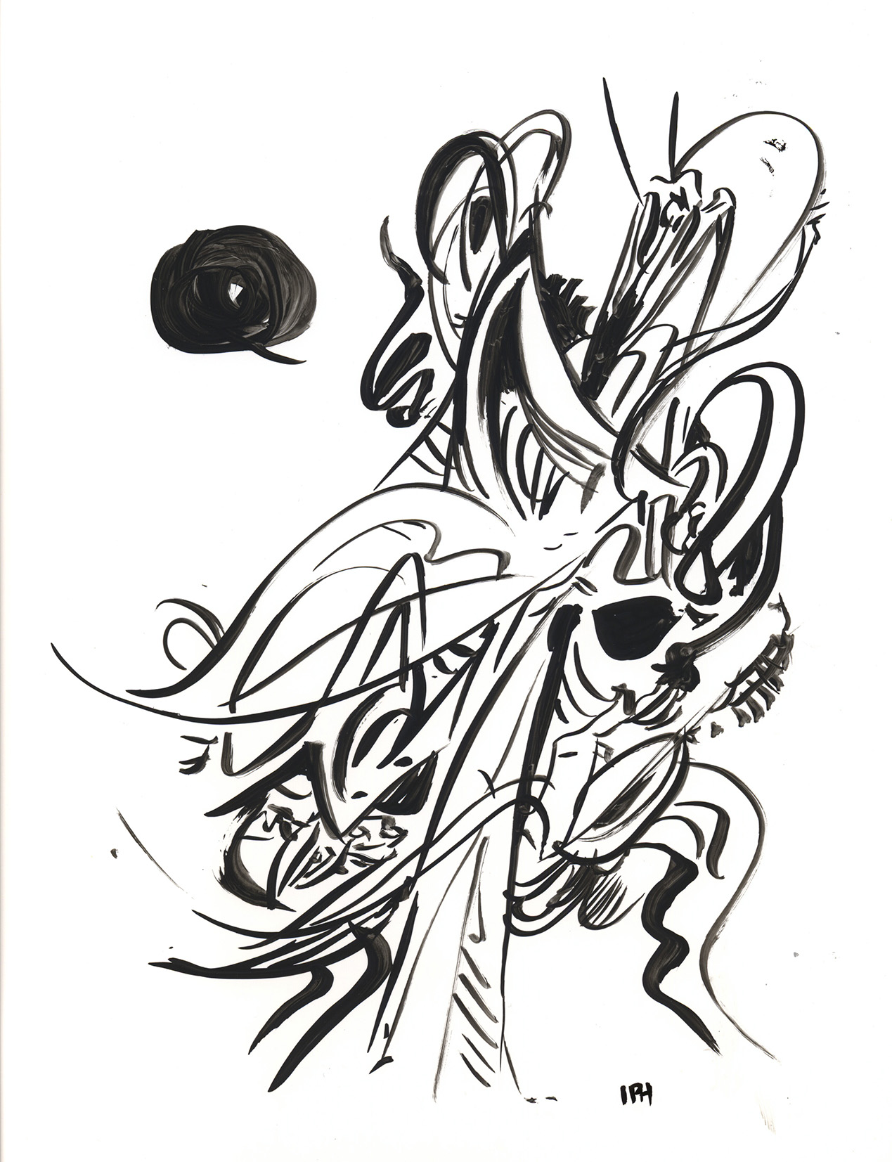 1269x1653 Abstract Painter Peter Hosfeld Drawings