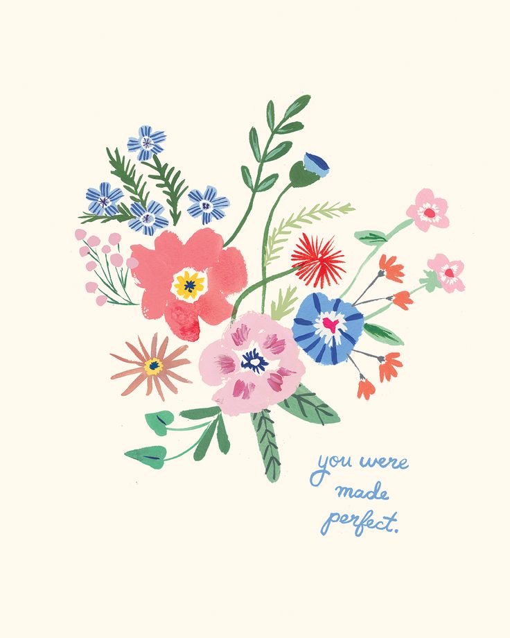 Wildflower Bouquet Drawing