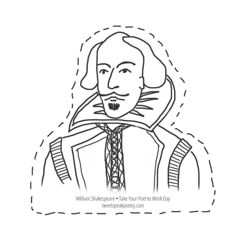 740x740 William Shakespeare Cutout