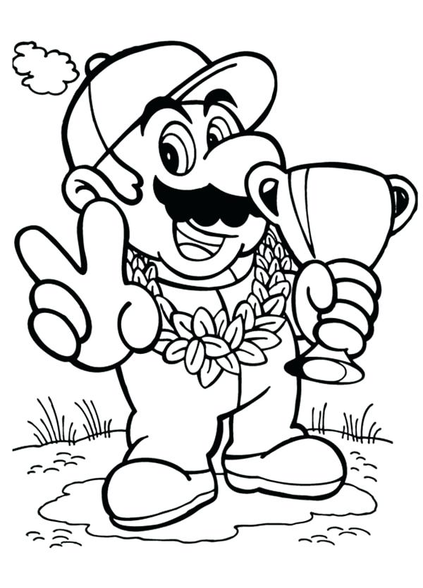 600x834 Mario Brothers Coloring Pages Brothers Win Title Race In Brothers
