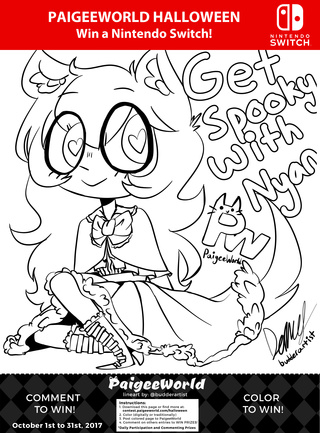 320x433 Paigeeworld Halloween Coloring Book Contest