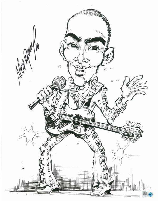 600x764 You Can Win This Awesome Signed Alexeielvis Drawing With A Simple