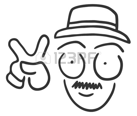 450x381 Funny Win Man Draw Royalty Free Cliparts, Vectors, And Stock