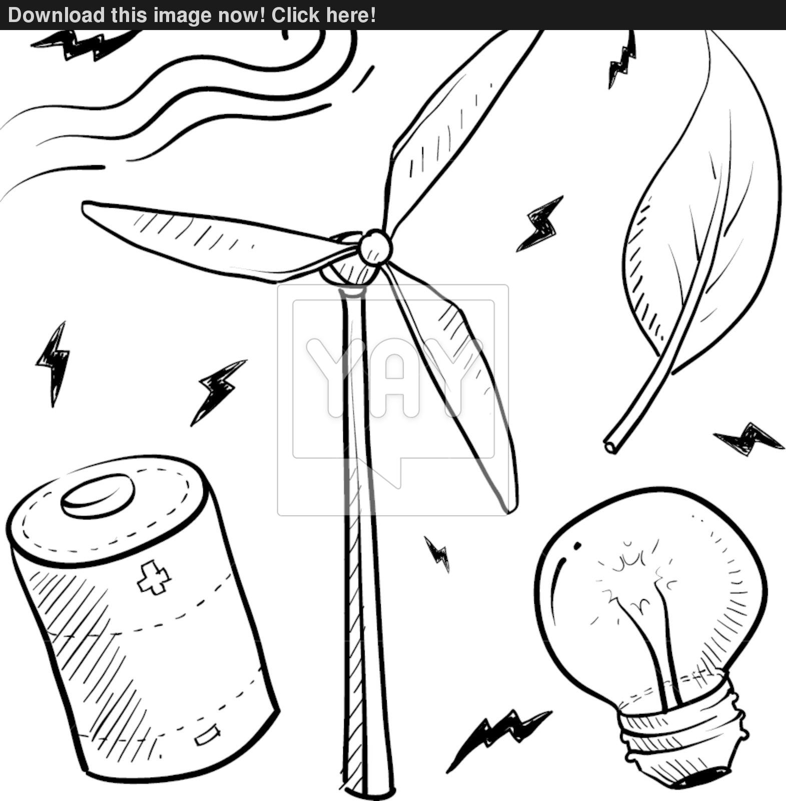 1571x1600 Wind Energy Objects Vector Set Vector